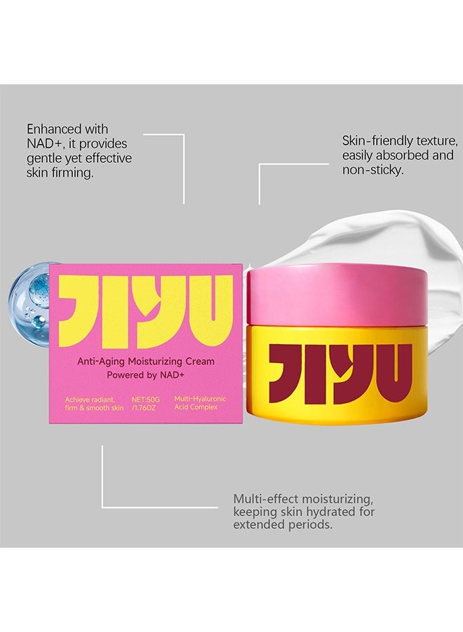 Jiyu Facial care cream - Daily gentle moisturizing to care for facial skin. Comfortable and light texture with fine skin feel and easy absorption. 50g - Image 4